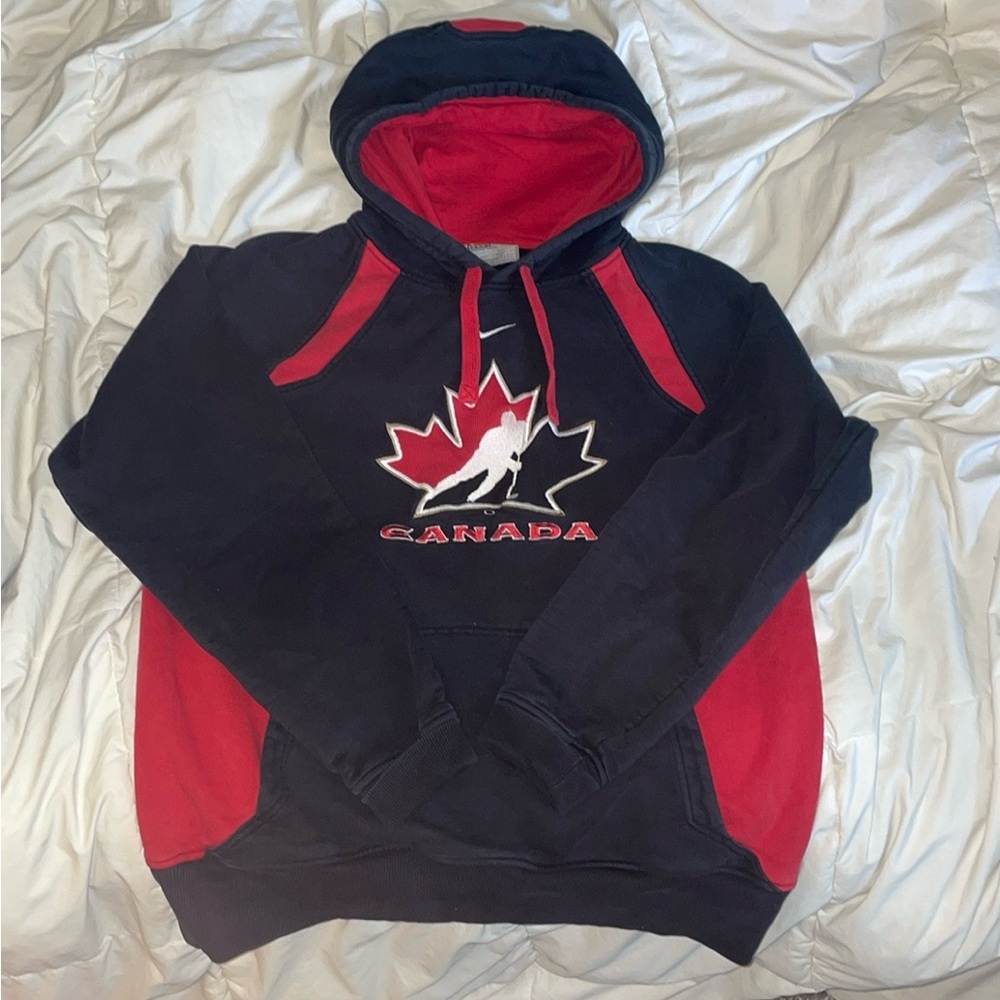 Vintage Nike Canada Hockey Hoodie